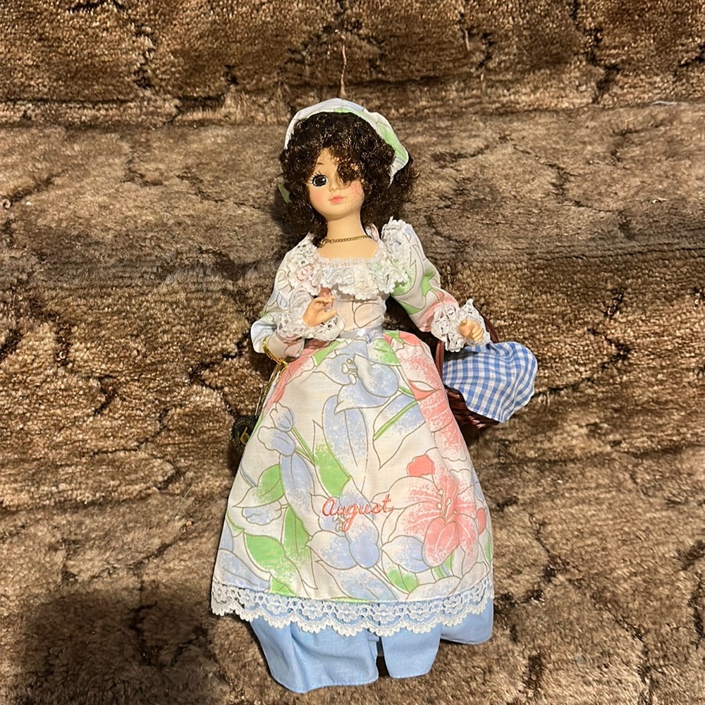August Musical Calendar Doll